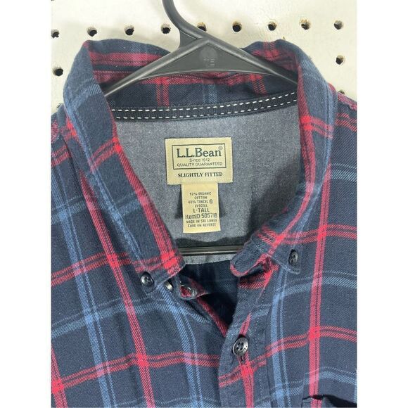 L.L Bean button down flannel shirt - Picture 6 of 6